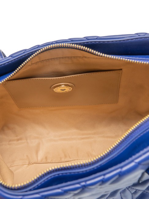 QUILTED  Cumpărător pe umăr albastru - Genți femei