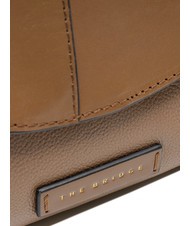 THE BRIDGE ELISABETTA Geanta de umar din piele cu clapa stridie abb. aur - Genți femei - 3