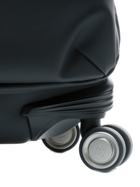 CORNER SPECIALE GOMMATO Cărucior pentru bagaje de mână rezistent la apă negru - Bagaje de mână