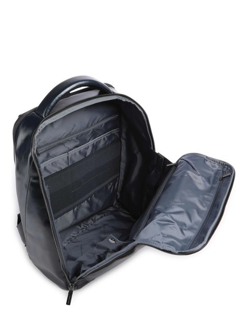 BLUE SQUARE Rucsac din piele, suport laptop 14". albastru - Rucsacuri pentru laptop
