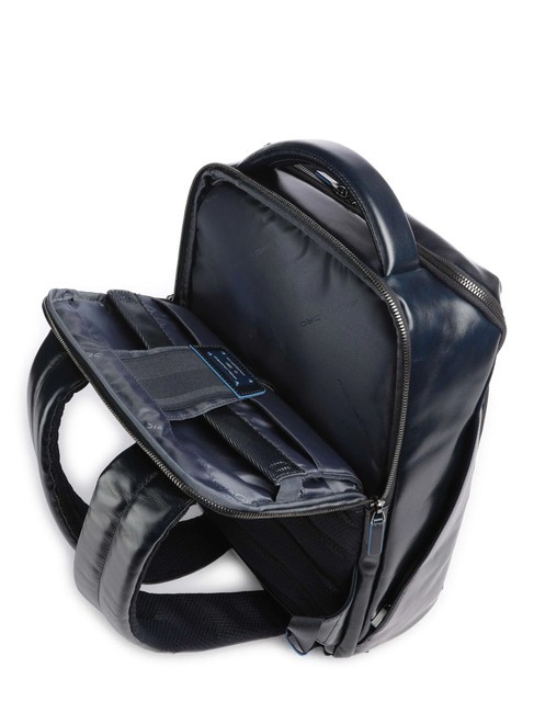 BLUE SQUARE Rucsac din piele, suport laptop 14". albastru - Rucsacuri pentru laptop