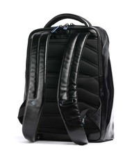 PIQUADRO BLUE SQUARE Rucsac din piele, suport laptop 14". - Rucsacuri pentru laptop