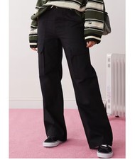 VANS ARROYO WIDE LEG Pantaloni cargo cu picioare largi negru - Pantaloni pentru femei - 4