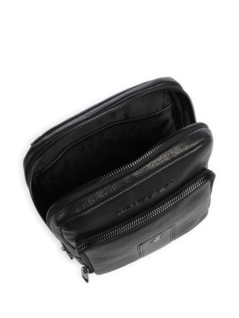 CARL Geanta iPad mini din piele negru - Genți de umăr bărbați