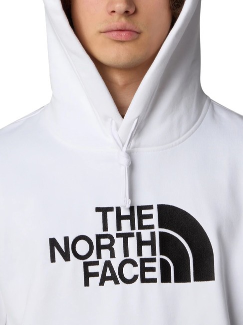 DREW PEAK Hanorac cu gluga tnf alb / tnf negru - hanorace