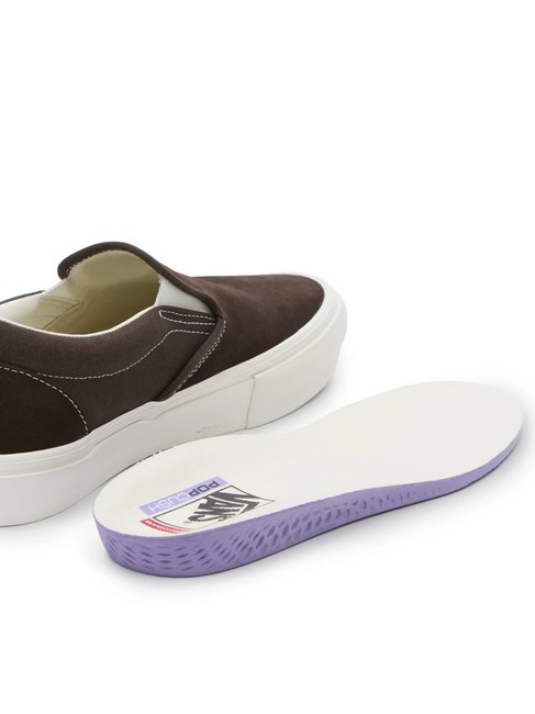 SKATE SLIP-ON Adidași de skate maro ciocolata - Pantofi bărbați
