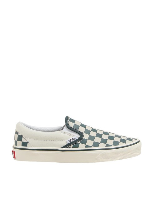 CLASSIC SLIP-ON  Pantofi de p&acirc;nză verde/alb adevărat - Pantofi unisex