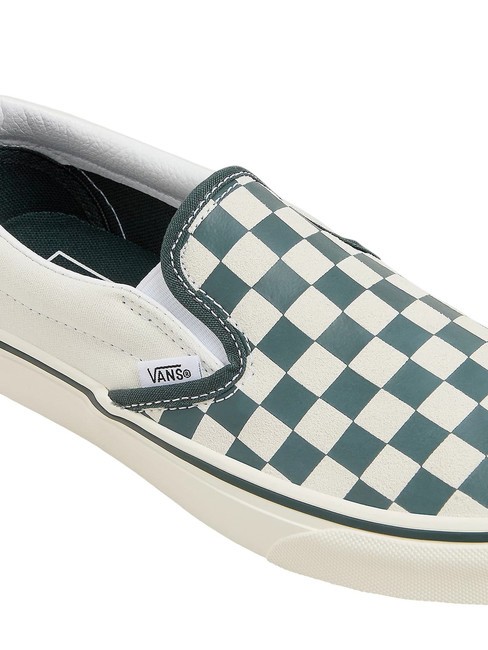 CLASSIC SLIP-ON  Pantofi de p&acirc;nză verde/alb adevărat - Pantofi unisex