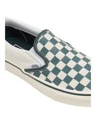 VANS CLASSIC SLIP-ON  Pantofi de p&acirc;nză verde/alb adevărat - Pantofi unisex - 3