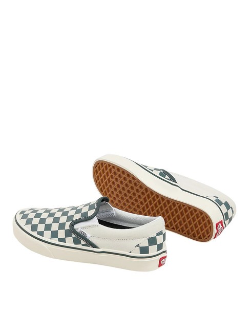 CLASSIC SLIP-ON  Pantofi de p&acirc;nză verde/alb adevărat - Pantofi unisex