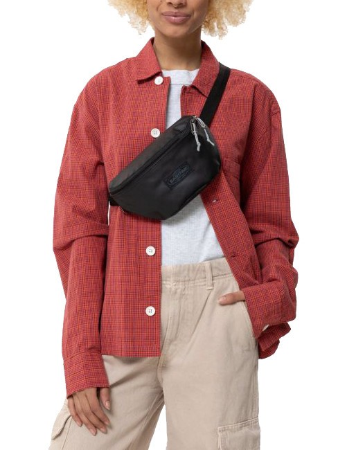 SPRINGER Geantă de talie prelată neagră - Borsete de brâu