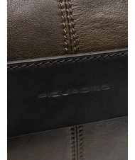 PIQUADRO CAMPIONARIO - PYRAMID Servieta din piele, suport pc 15". VERDE - Serviete birou - 3