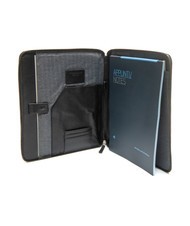 PIQUADRO CAMPIONARIO - PYRAMID Clipboard din piele negru - Husă pentru tabletă și organizator - 2