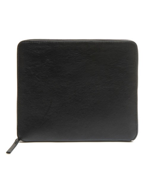 CAMPIONARIO - PYRAMID Clipboard din piele negru - Husă pentru tabletă și organizator