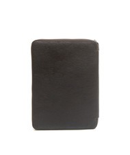 PIQUADRO CAMPIONARIO - BLACK SQUARE Clipboard din piele A4 cu părul negru - Husă pentru tabletă și organizator - 3