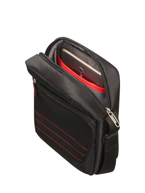 BOMBAY BEACH Pungă BLACK - Genți de umăr bărbați