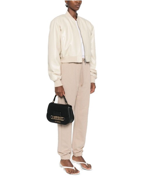 HEART CHAIN Geanta de mana cu curea de umar negru - Genți femei