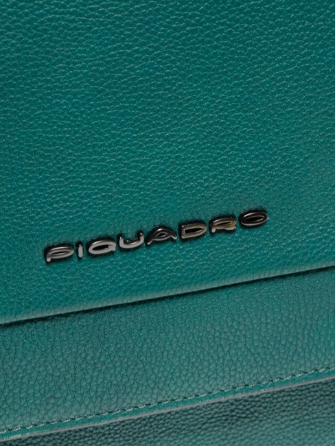 CAMPIONARIO -  TALLIN Servietă din piele pentru computer 14" VERDE - Serviete birou