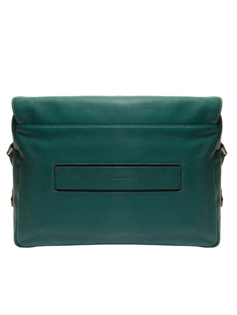 CAMPIONARIO -  TALLIN Servietă din piele pentru computer 14" VERDE - Serviete birou