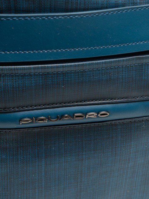 CAMPIONARIO - SIGNO Geantă duffle din material textil și piele aviaţie - Genți de voiaj