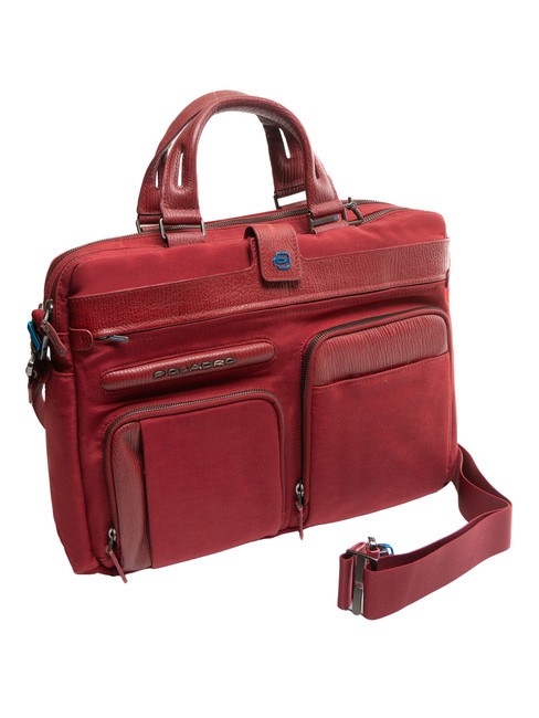 CAMPIONARIO - SIGNO OUT Servieta din material textil si piele, 13" buc RED - Serviete birou