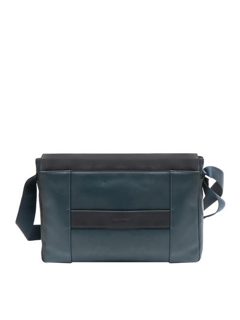 CAMPIONARIO - CARY Mesager din piele, suport laptop de 13". albastru - Serviete birou