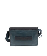 PIQUADRO CAMPIONARIO - CARY Mesager din piele, suport laptop de 13". albastru - Serviete birou - 4