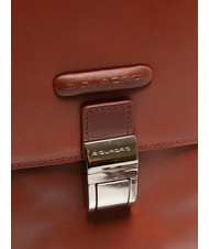 PIQUADRO CAMPIONARIO - BLUE SQUARE OUT Servieta din piele pentru laptop de 15". BROWN - Serviete birou - 3