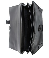 THE BRIDGE NERI  Servieta din piele ruteniu mat negru / întunecat - Serviete birou - 5