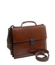 THE BRIDGE NERI  Servieta din piele Maro / Ruteniu - Serviete birou - 2