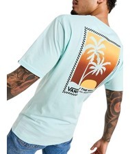 VANS ISLAND BOX Tricou din bumbac cu imprimeu strălucire albastră - tricou - 4