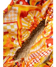 YNOT JAVA Geanta de plaja medie din paie portocale - Genți femei - 5