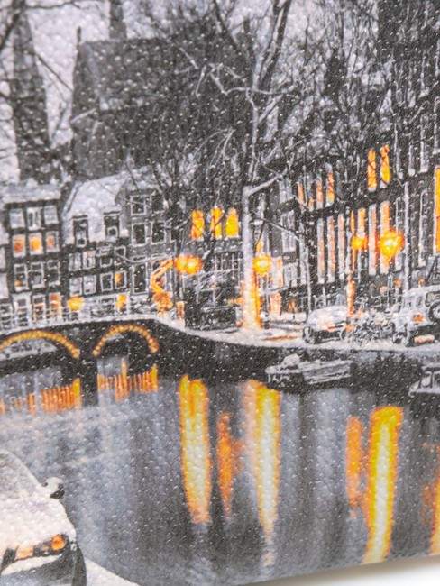 YESBAG Pochette plic cu poliserina zăpadă de la Amsterdam - Genți femei