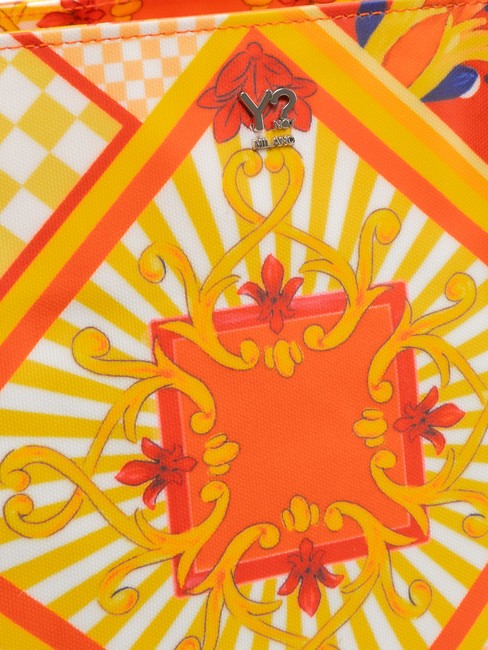 SICILY Geanta de cumparaturi de plaja medie portocale - Genți femei