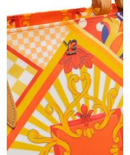 YNOT SICILY Geantă mare de cumpărături de plajă portocale - Genți femei - 4