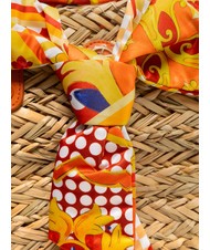 YNOT JAVA Geantă mare de plajă din paie portocale - Genți femei - 2