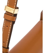 GIANNI CHIARINI ISA Geantă din piele cu clapă, peste umăr caramel-cremă - Genți femei - 5