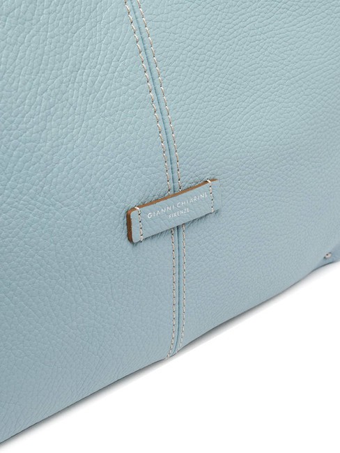 NORMA Geantă hobo de umăr din piele cer - Genți femei