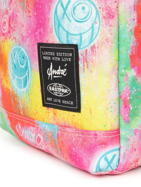 TRANSIT' R PACK x Andrè Rucsac pentru laptop de 15,6". nori fluo - Rucsacuri pentru laptop