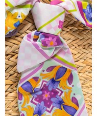 YNOT JAVA Geanta de plaja medie din paie violet - Genți femei - 3