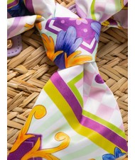 YNOT JAVA Geantă mare de plajă din paie violet - Genți femei - 3