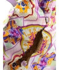 YNOT JAVA Geantă mare de plajă din paie violet - Genți femei - 5