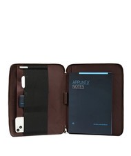 PIQUADRO CARL Clipboard din piele - Husă pentru tabletă și organizator