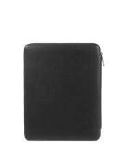 PIQUADRO CARL Clipboard din piele negru - Husă pentru tabletă și organizator - 3