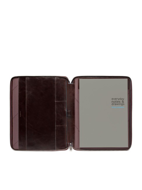BLUE SQUARE Clipboard subțire din piele dimensiune A4 MAHOGANY - Husă pentru tabletă și organizator