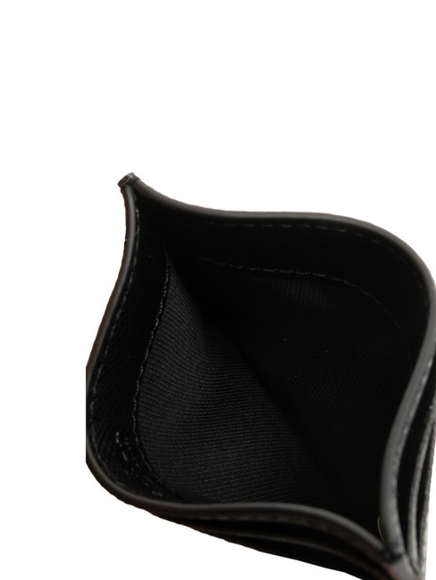 GARDENIA Suport card din piele cu imprimeu Andromeda negru - Portofele femei