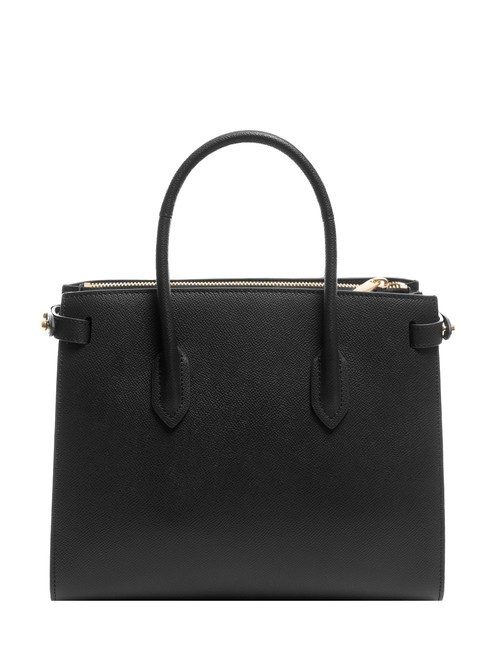 GARDENIA Geanta de mana din piele cu imprimeu Andromeda negru - Genți femei