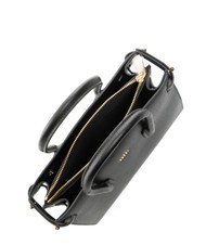 FURLA GARDENIA Geanta de mana din piele cu imprimeu Andromeda negru - Genți femei - 6