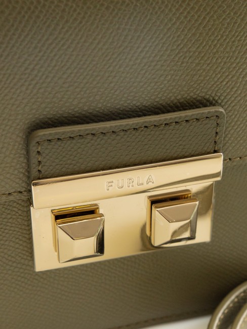 BELLA Geanta mica din piele St Andromeda salvie - Genți femei