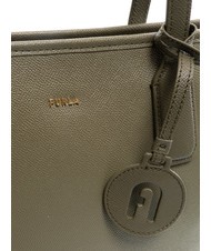 FURLA CLASSIC Geanta shopper din piele cu imprimeu Andromeda salvie - Genți femei - 5
